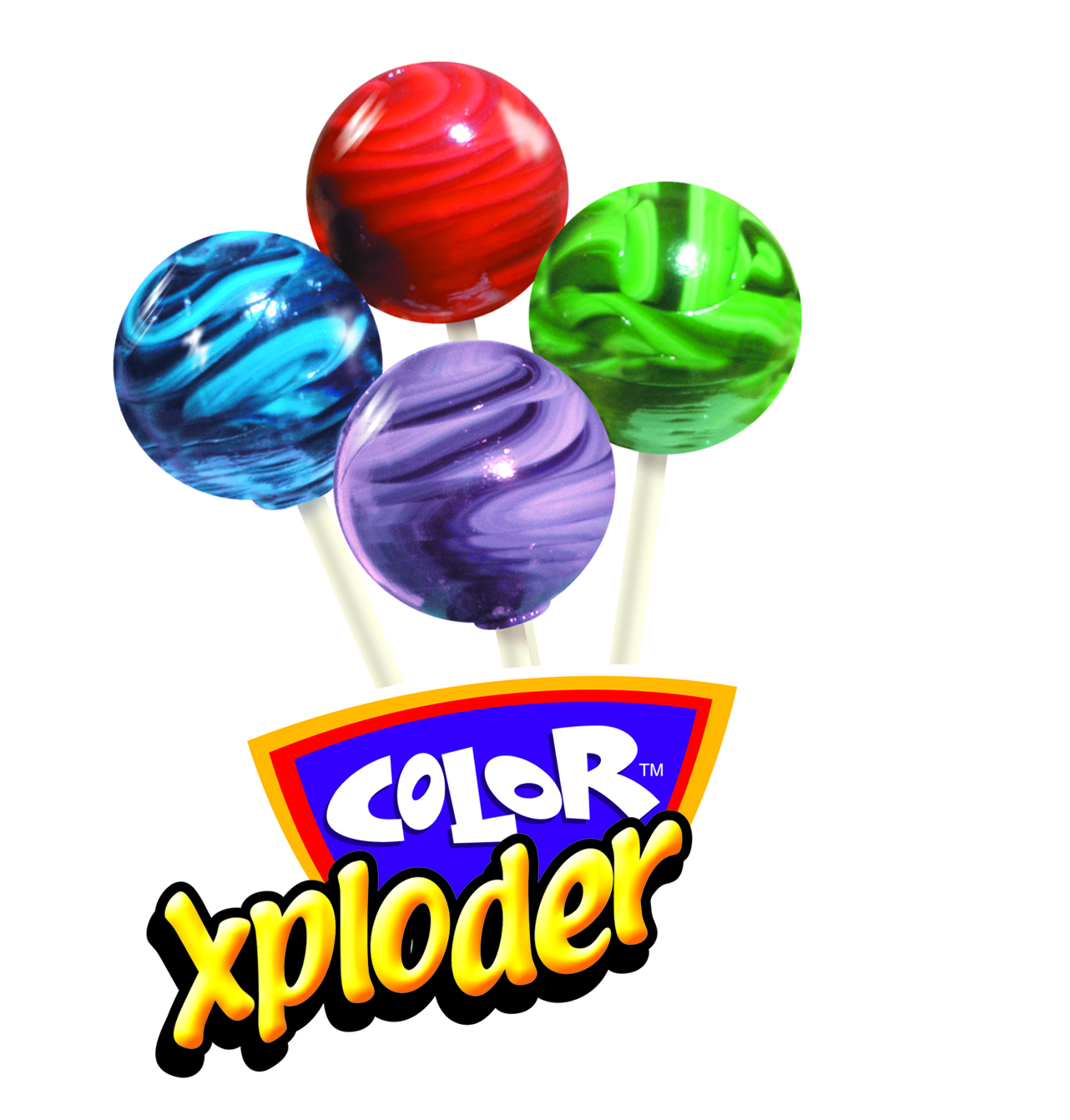 Color Xploder Lollipops
