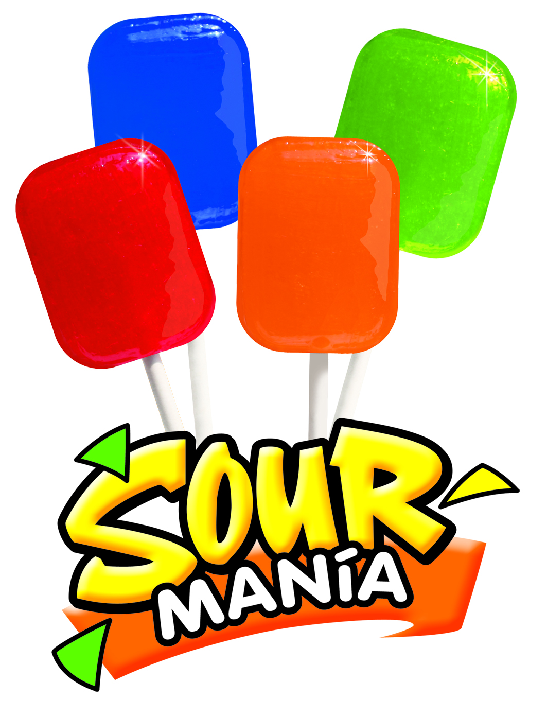 Sour Mania Lollipops